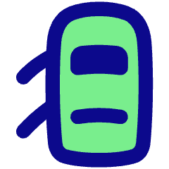 Car Top Two Door Open 2 Icon from Plump Pop Set