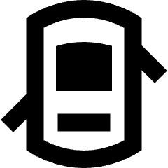 Car Top Two Door Open 4 Icon from Sharp Remix Set