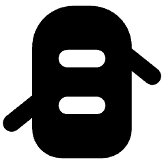 Car Top Two Door Open 4 Icon from Core Solid Set