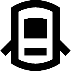 Car Top Two Door Open 6 Icon from Sharp Remix Set