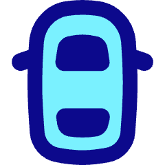 Car Top View Icon from Flex Pop Set
