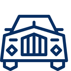 Car Vintage Icon from Cyber Line Set