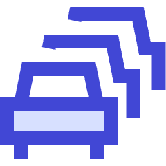 Cars Traffic Jam Icon from Sharp Duo Set