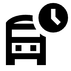 Departure Board Icon from Sharp Line - Streamline Material Set