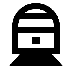 Directions Railway 2 Icon from Sharp Line - Streamline Material Set