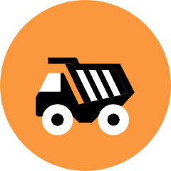 Dump Truck Icon from Kameleon Pop Set