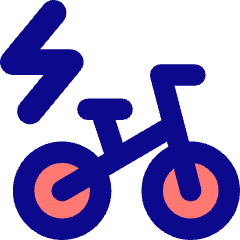 Electric Bicycle Icon from Core Pop Set
