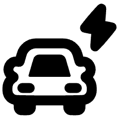 Electric Car Icon from Plump Remix Set