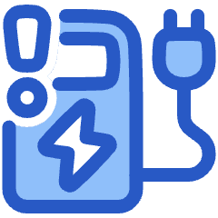 Electric Charging Station Alert Icon from Plump Duo Set