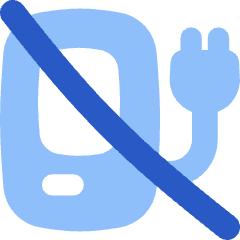 Electric Charging Station Cross Icon from Flex Flat Set