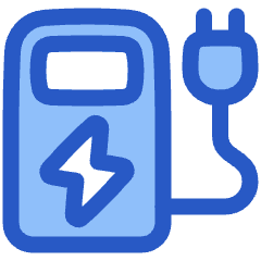 Electric Charging Station Icon from Plump Duo Set