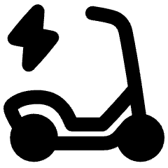 Eletric Scooter Icon from Plump Remix Set