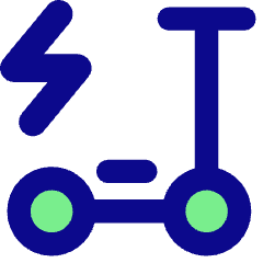 Eletric Scooter Icon from Core Pop Set