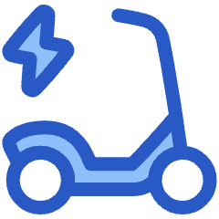Eletric Scooter Icon from Plump Duo Set