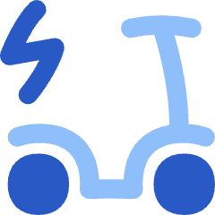 Eletric Scooter Icon from Flex Flat Set