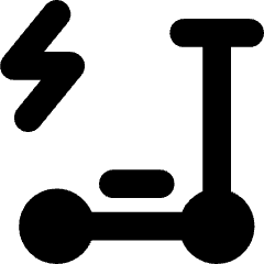 Eletric Scooter Icon from Core Solid Set