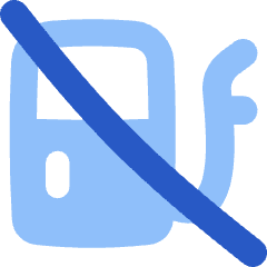 Empty Gas Icon from Flex Flat Set