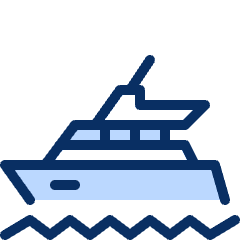 Ferry Icon from Cyber Duotone Set