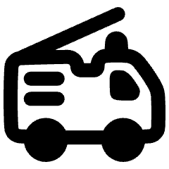 Firefighter Truck Icon from Plump Remix Set