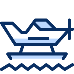 Floatplane 1 Icon from Cyber Duotone Set