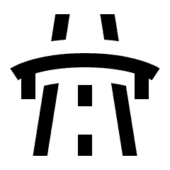 Flyover Icon from Sharp Line - Streamline Material Set