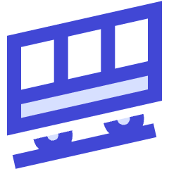 Funicular Train Icon from Sharp Duo Set