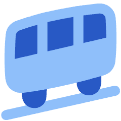 Funicular Train Icon from Plump Flat Set
