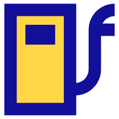 Gas Station Fuel Petroleum Icon from Sharp Pop Set