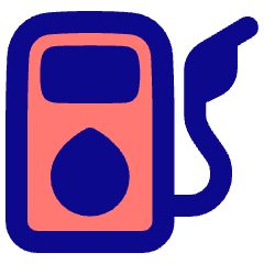 Gas Station Fuel Petroleum Icon from Plump Pop Set