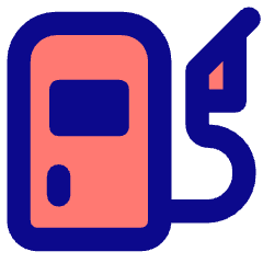 Gas Station Fuel Petroleum Icon from Core Pop Set