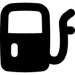 Gas Station Fuel Petroleum Icon from Flex Solid Set