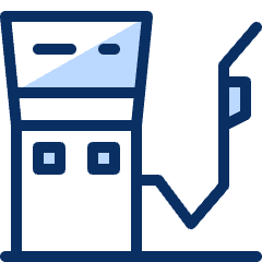 Gas Station Icon from Cyber Duotone Set