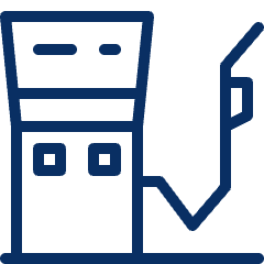 Gas Station Icon from Cyber Line Set