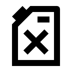 Gasoline Icon from Outlined Line - Material Pro Set