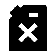 Gasoline Fill Icon from Outlined Fill - Streamline Material Set
