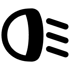 Headlights Low Beam Icon from Plump Remix Set