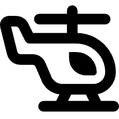 Helicopter Side Icon from Core Remix Set