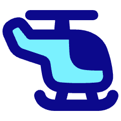 Helicopter Side Icon from Plump Pop Set