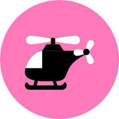 Helicopter Icon from Kameleon Pop Set