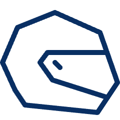 Helmet Icon from Cyber Line Set