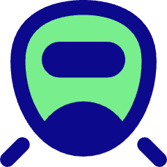 High Speed Train Front Icon from Core Pop Set