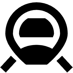 High Speed Train Front Icon from Sharp Remix Set