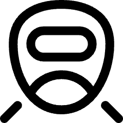 High Speed Train Front Icon from Core Line Set