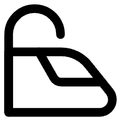 High Speed Train Side Icon from Core Line Set