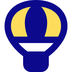 Hot Air Balloon Icon from Core Pop Set