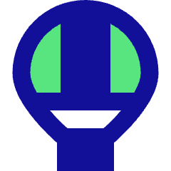 Hot Air Balloon Icon from Sharp Pop Set