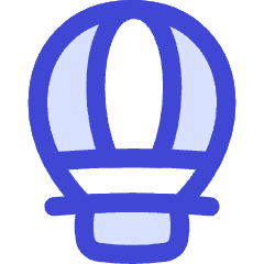 Hot Air Balloon Icon from Flex Duo Set