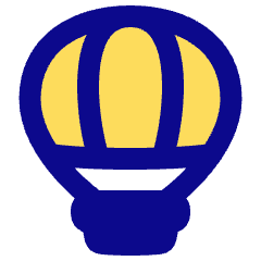Hot Air Balloon Icon from Plump Pop Set