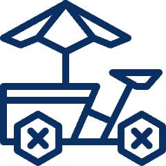 Icecream Bicycle Icon from Cyber Line Set