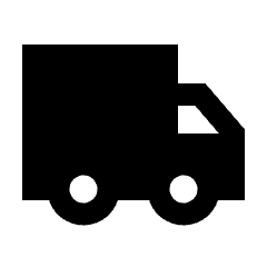 Local Shipping Fill Icon from Sharp Fill - Streamline Material Set